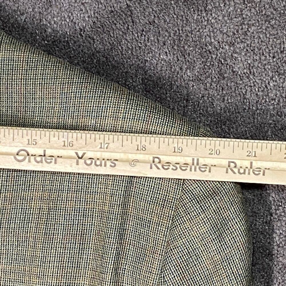 Lauren Ralph Lauren Men 42R Blazer Sport Coat Wool Silk‎ Brown Umber Glenn Plaid - Picture 13 of 16